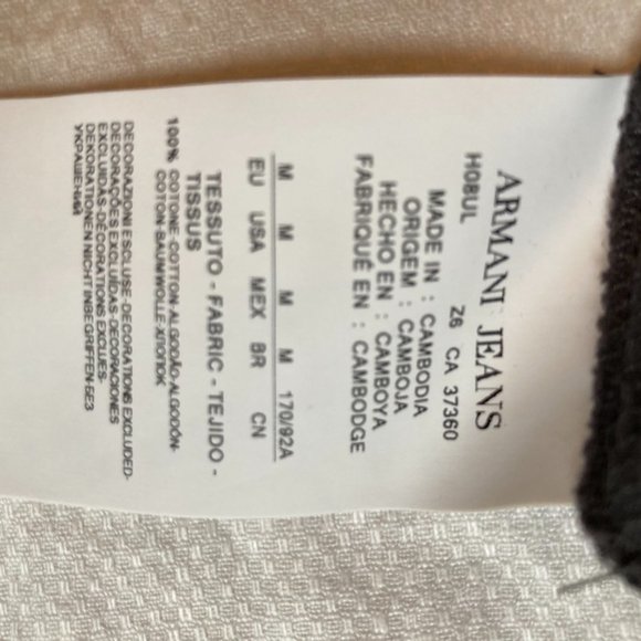 Reversible Armani Jeans Hoodie - Picture 12 of 12